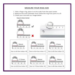 ornate jewels 925 Silver 0.5 Ct Solitaire American Diamond Half Eternity Ring with Band for Women & Girls image 3