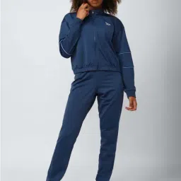 Reebok Blue Cotton Sports Jacket Track Pants Set-picture-22