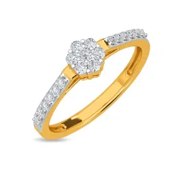 Kisna Diamond & Gold Jewellery Rida 14k (585) Diamond & Gold Ring For Women image 1