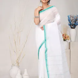 DipDiya Solid Pure Cotton Taant Saree-picture-25