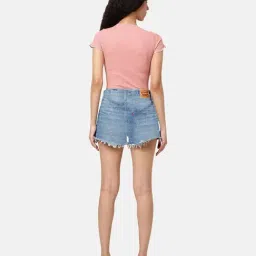Levi's 501 Indigo Cotton Regular Fit Shorts image 2