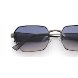 MacV Blue UV Protection Geometric Unisex Sunglasses image 4