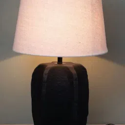 Whispering Homes Black Retro Style Pine Cone Table Lamp image 2