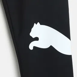 Puma Kids Active Black Logo Print Tights image 3