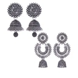 DIVASTRI Women Silver Earrings-picture-28
