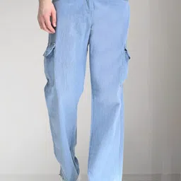 LINARIA Men Classic Relaxed Fit Low Distress Jeans-picture-40