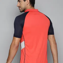 ALCIS Red & Navy Polo T-Shirt image 2