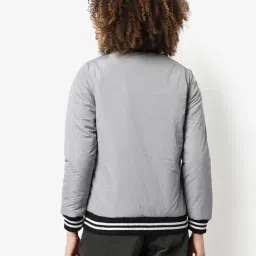 Campus Sutra Grey Regular Fit Jacket image 2