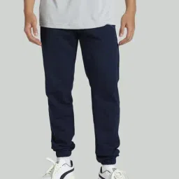 Puma Navy Cotton Slim Fit Joggers-image-33