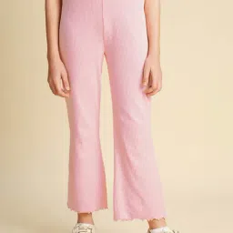 VERO MODA GIRL Light Pink Slim Fit Pants-picture-19