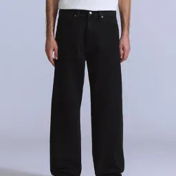 Levi's Black Cotton Loose Fit Jeans-picture-25