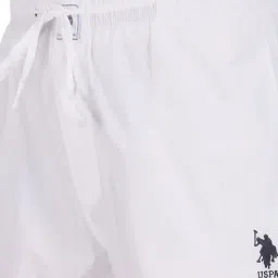 U.S. Polo Assn. White Regular Fit Lounge Pants image 5