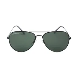 Micelo Martin Dark Green Polarized Aviator Unisex Sunglasses image 2