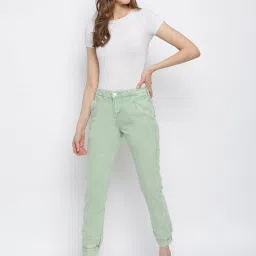 Tales & Stories Green Regular Fit Joggers image 4