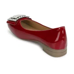 Truffle Collection Women's Red Casual Pumps image 5