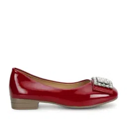 Truffle Collection Women's Red Casual Pumps image 2
