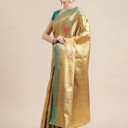 Banarasi Silk Works  Woven Saree with Blouse image 3