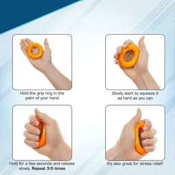 STRAUSS Set Of 2 Silicon Palm Hand Grip & Finger Stretcher image 5