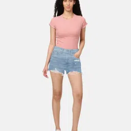 Levi's 501 Indigo Cotton Regular Fit Shorts image 4