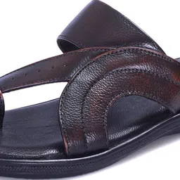 Auserio Men Round Toe Textured Sandals image 4