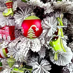 Little Surprise Box Multi Vintage & Imperial XMAS Tree decoration set image 3