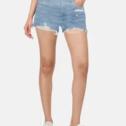 Levi's 501 Indigo Cotton Regular Fit Shorts-picture-41