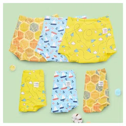 SuperBottoms Padded Underwear for 2-3Y Babies | Potty Training Pants for Mess-Free Diaper-Free Time | Explorer | Pack of 6-picture-12