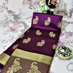 SAADHVI Woven Design Pure Silk Saree-image-78
