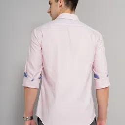 celio celio* Pink Regular Fit Cotton Shirt image 2