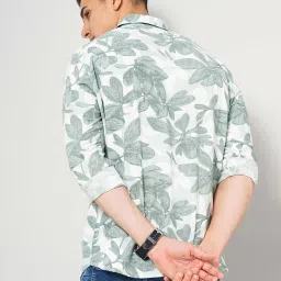 celio celio* White Regular Fit Printed Shirt image 2