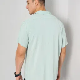 celio celio* Mint Green Regular Fit Shirt image 2