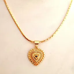 Nawab Collection Gold-Plated Brass Pendants with Chains-picture-13