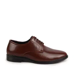 Fausto Men's Brown Derby Shoes-picture-25