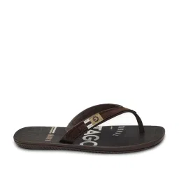 Cartago Men's Dakar Plus AD Brown & Beige Flip Flops image 2