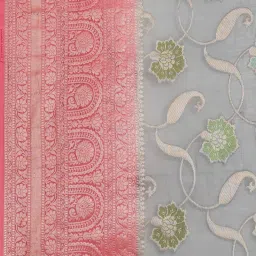 Banarasi Silk Works  Woven Saree with Blouse image 3