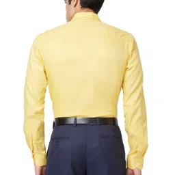 Park Avenue Yellow Slim Fit Shirt image 2