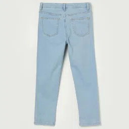 Fame Forever by Lifestyle Kids Blue Cotton Slim Fit Jeans image 2