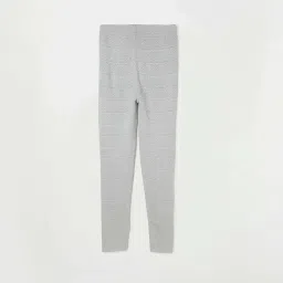 Fame Forever by Lifestyle Kids Grey Self Pattern Leggings image 2