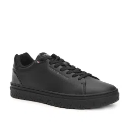 Tommy Hilfiger Men's Triple Black Casual Sneakers image 2