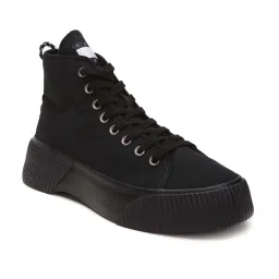 Tommy Hilfiger Men's Black Ankle High Sneakers image 2