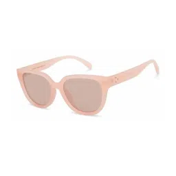 Vincent Chase HOLIDAY EDIT Light Pink Wayfarer Polarised and UV Protected Lens Unisex Sunglasses image 1