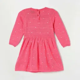 Juniors by Lifestyle Kids Coral Embroidered Full Sleeves Sweater image 2