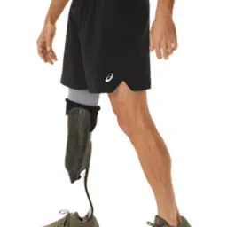 Asics Black Regular Fit Shorts image 3