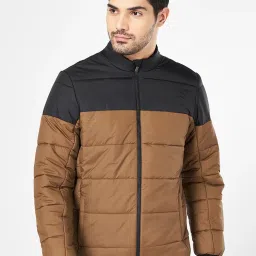 Byford By Pantaloons Brown Regular Fit Quilted Jacket image 1