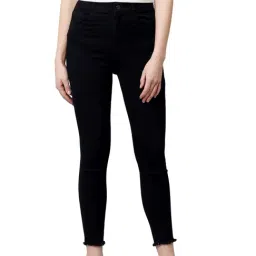 DOLCE CRUDO Black Skinny Fit Jeans-picture-37
