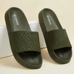 Forca by Lifestyle Men's Olive Slides image 1