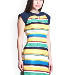 Belle Fille Multicolor Striped Dress-picture-37