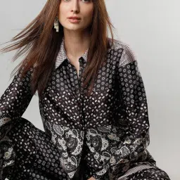 Vero Moda Brown Printed Shirt image 1