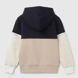 United Colors of Benetton Kids Boy's Regular Fit Hooded Neck Printed SweatShirt image 2