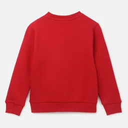 United Colors of Benetton Kids Boy's Regular Fit Crew Neck Printed Sweatshirt image 2